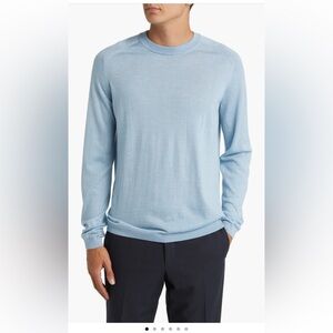 Jack Victor‎ Bailey Merino Wool silk linen Blend crewneck sweater Sweatshirt NWT